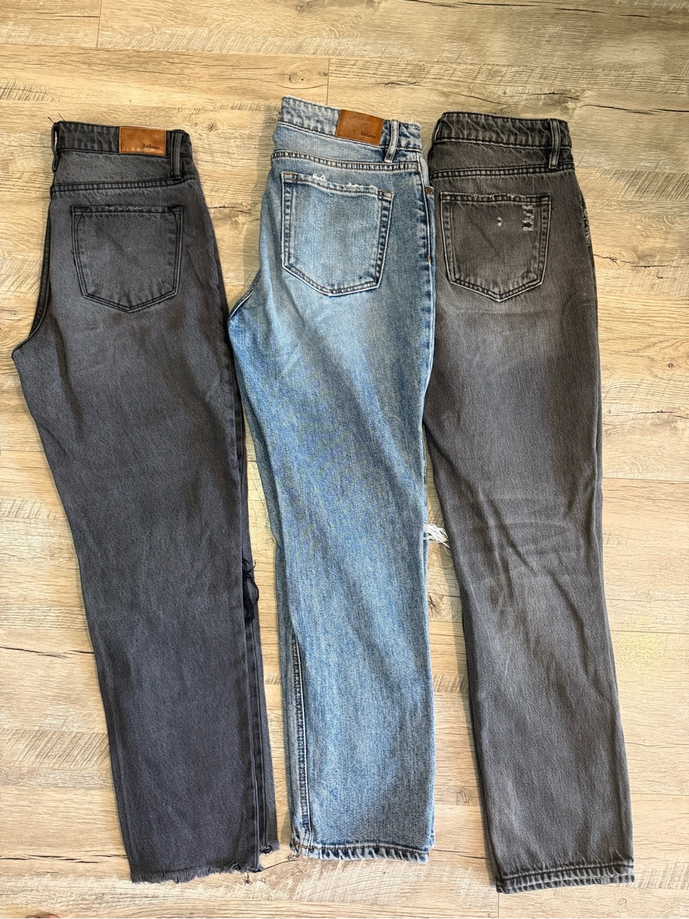 Women’s Bohme Haul - Dark Grey and Light Blue Jeans - Classic Straight Fit